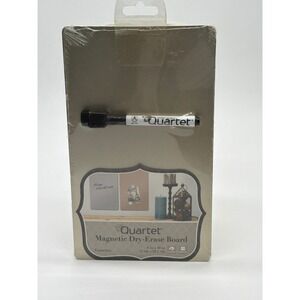 Quartet Magnetic Dry Erase Board 6x10 Frameless Champagne Gold 21503 New